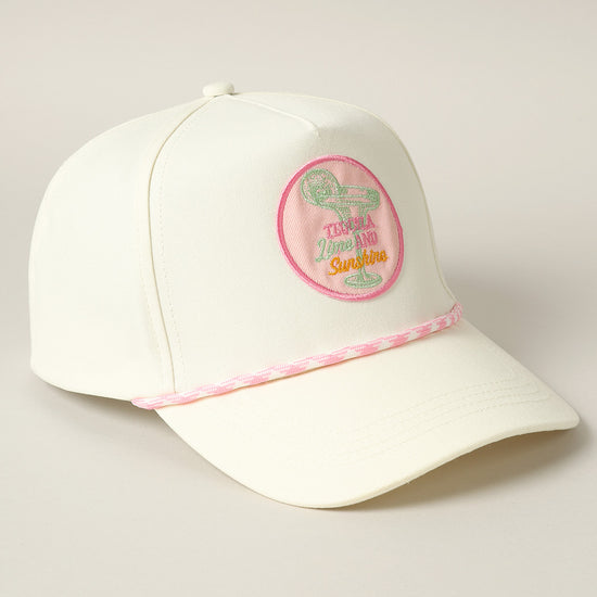 TEQUILA AND SUNSHINE PATCH TRUCKER HAT