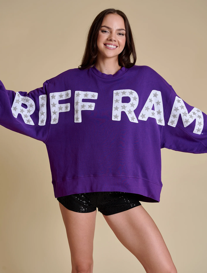 RIFF RAM BALLOON SLEEVE PULLOVER