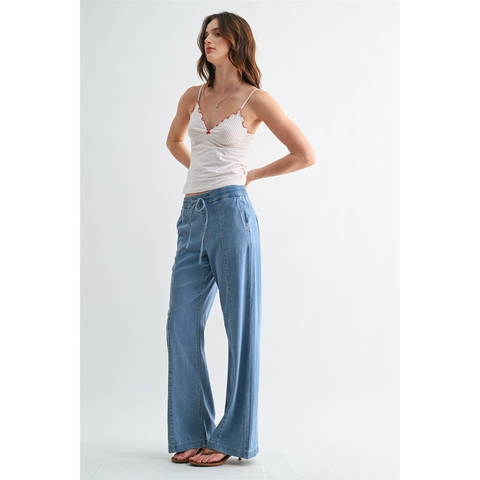 High Rise Wide Joggers