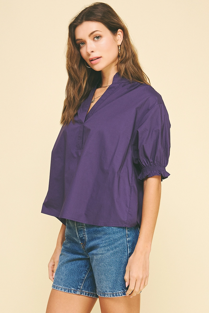 BALLOON SLEEVE BLOUSE
