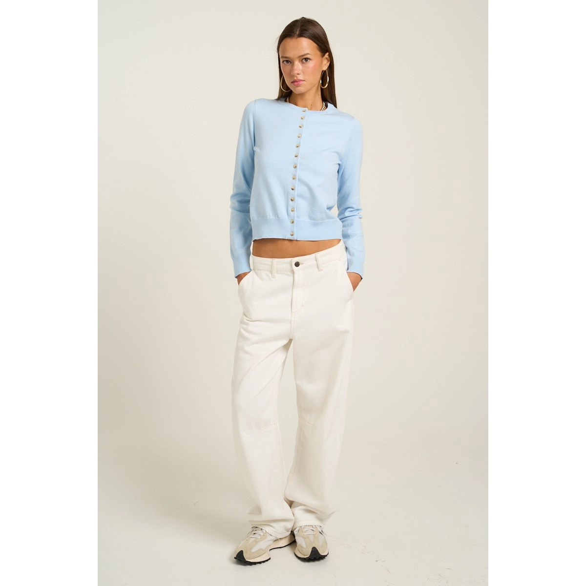 PASTEL BUTTON UP CARDIGAN