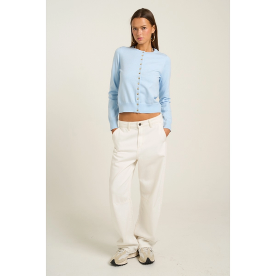 PASTEL BUTTON UP CARDIGAN