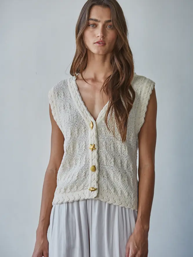 SEASHELL VEST TOP