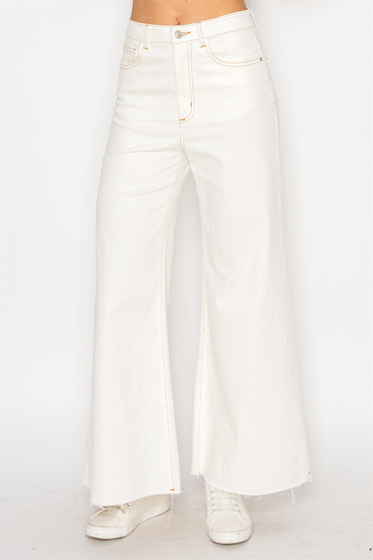 STITCH WIDE LEG DENIM
