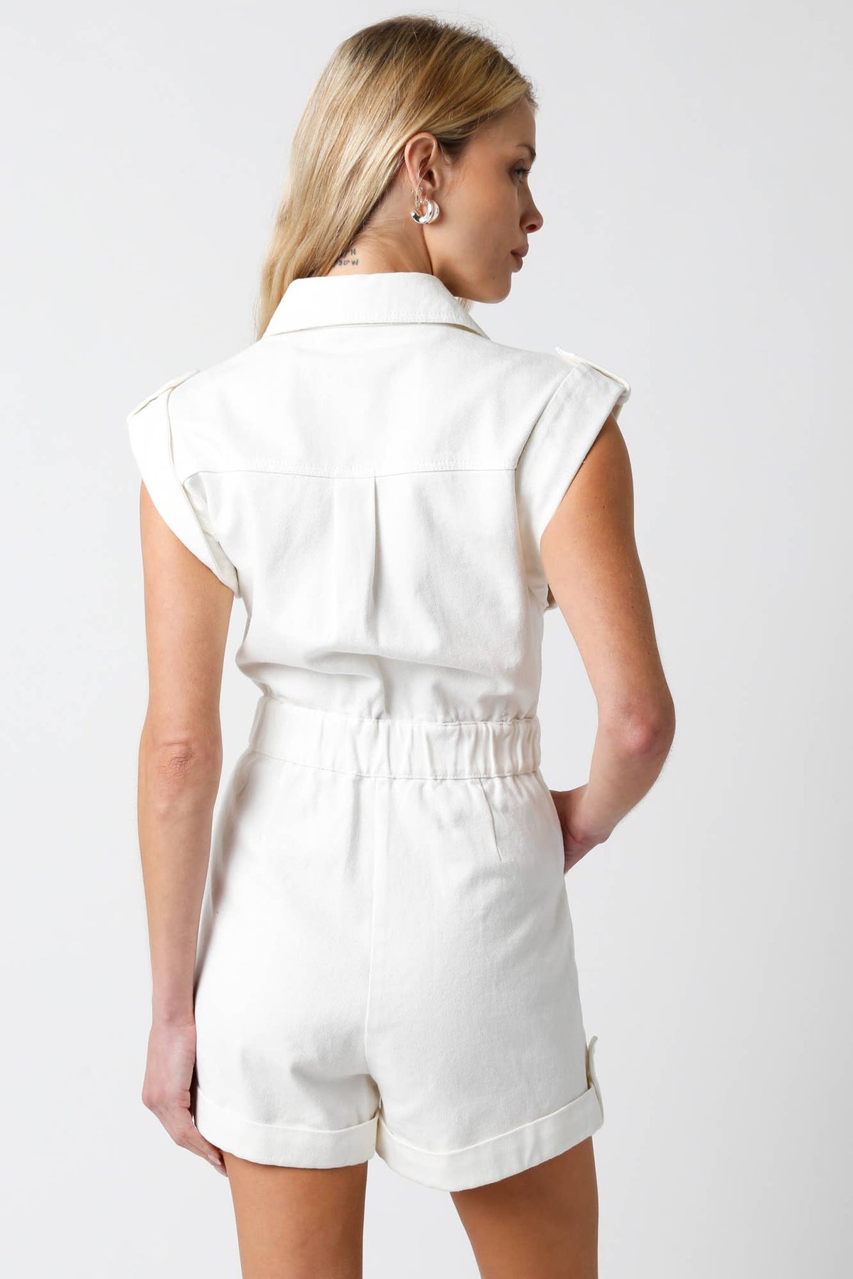 Belted Utility Romper
