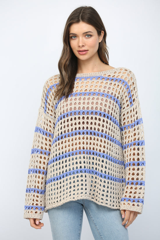 BOATNECK KNIT SWEATER