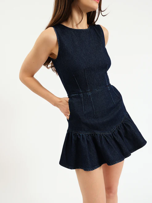 LAUREL RUFFLE DRESS