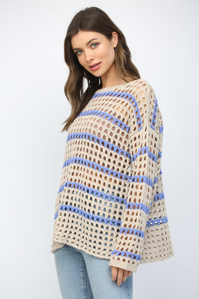 BOATNECK KNIT SWEATER