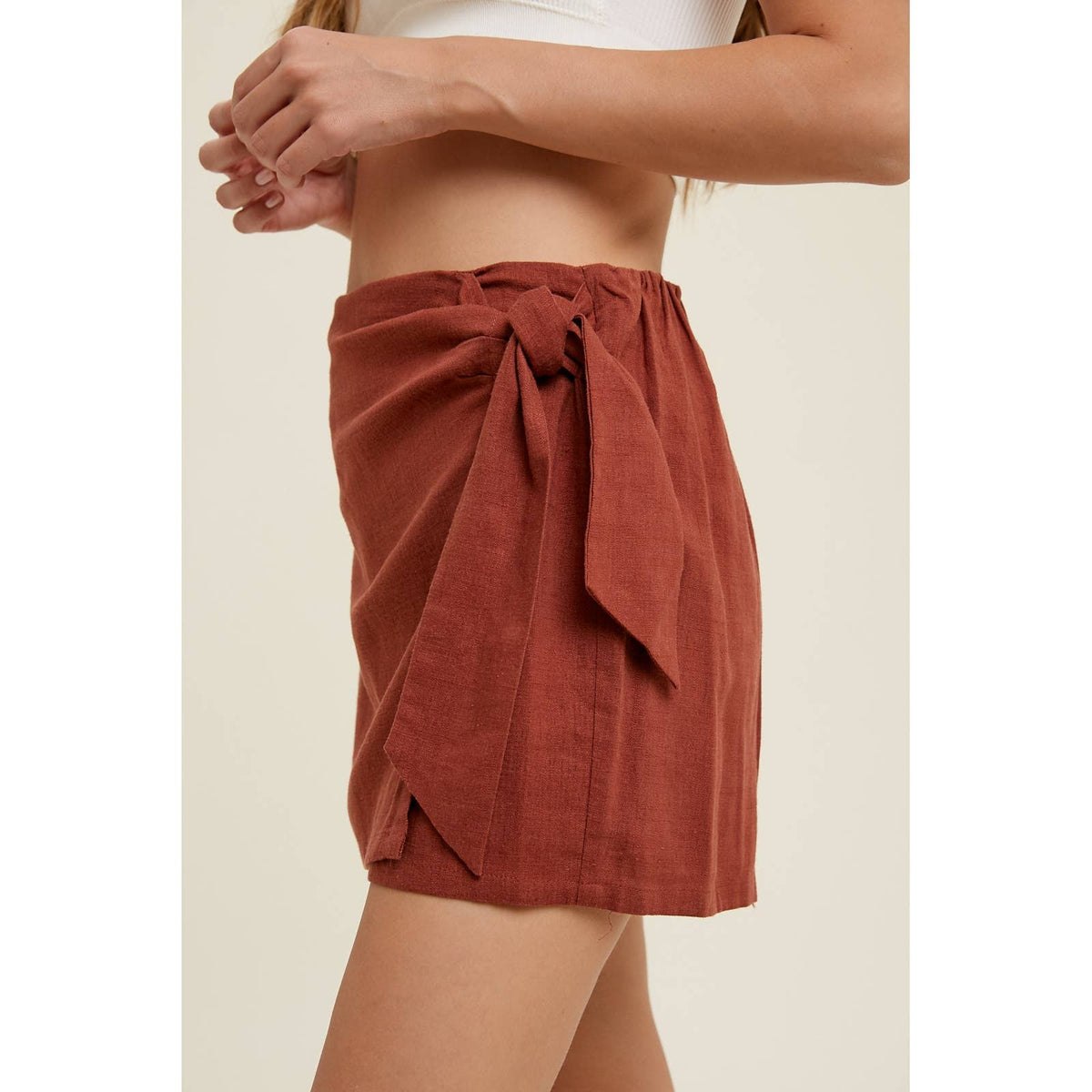 Self-Tie Wrap Skort