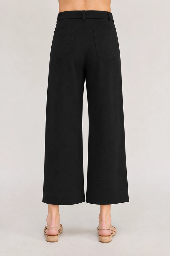 Black and brown straight-leg trousers - product image 9