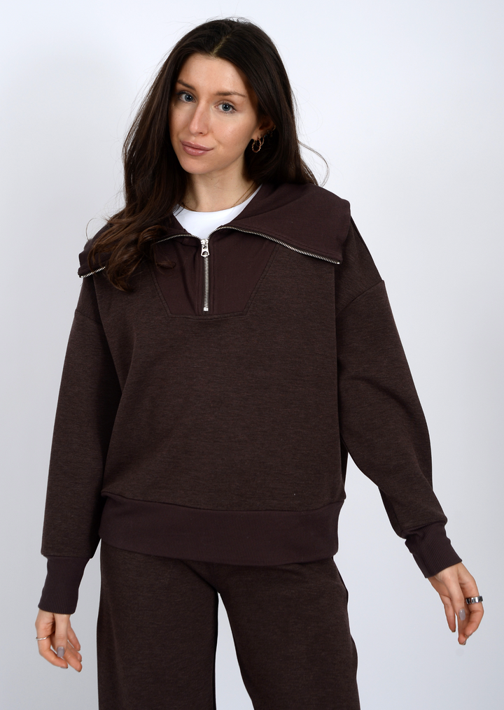 SEAN SOFT KNIT 1/2 ZIP PULLOVER