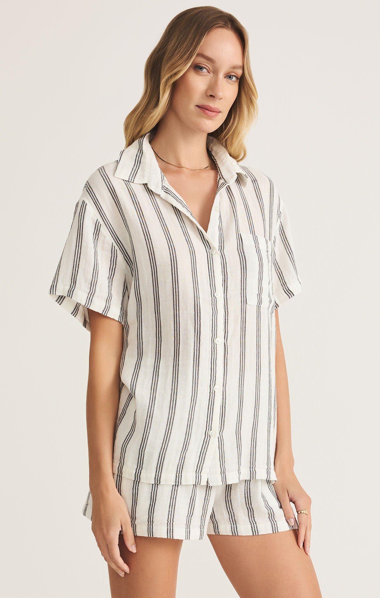 SEASCAPE BUTTON UP SHIRT