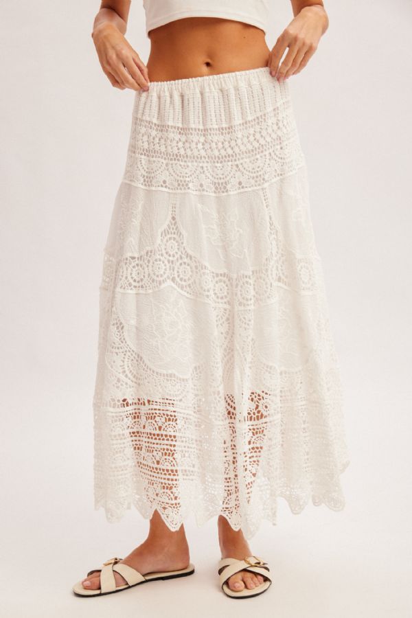 CROCHET MAXI SKIRT