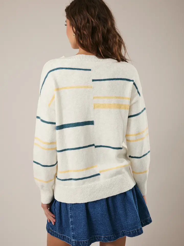 RETRO STRIPED SWEATER