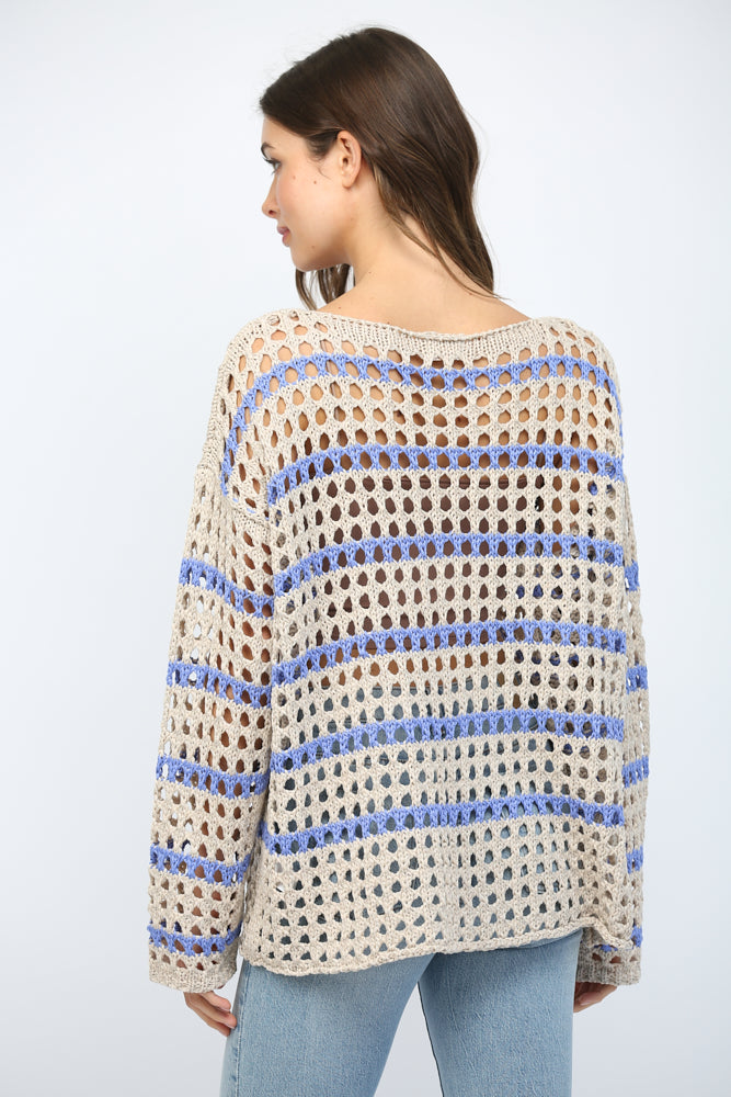 BOATNECK KNIT SWEATER