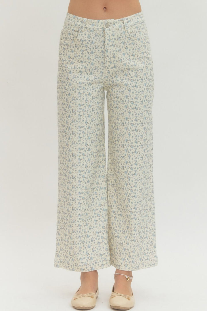 FLORAL TROUSERS