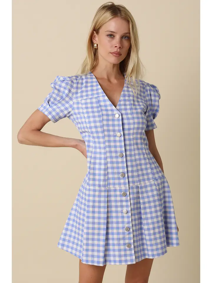 SERENA GINGHAM DRESS