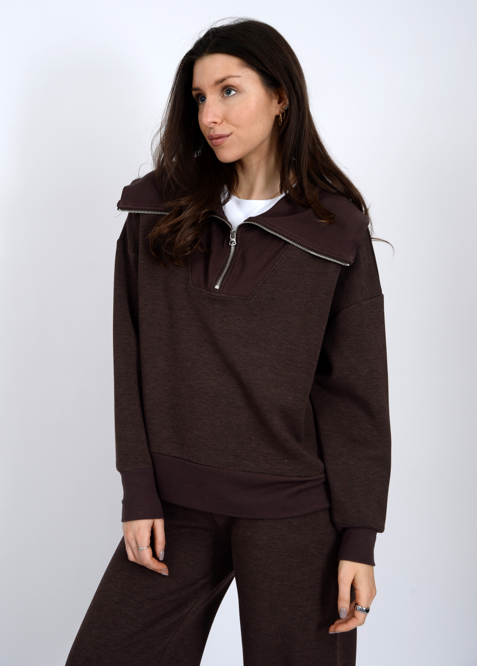 SEAN SOFT KNIT 1/2 ZIP PULLOVER