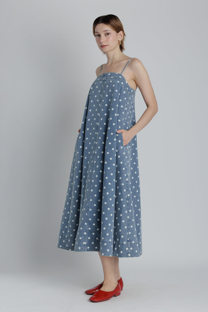 POLKA DOT ALINE MIDI DRESS
