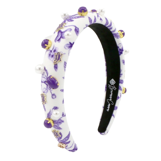 TCU FLORAL TOILE HEADBAND