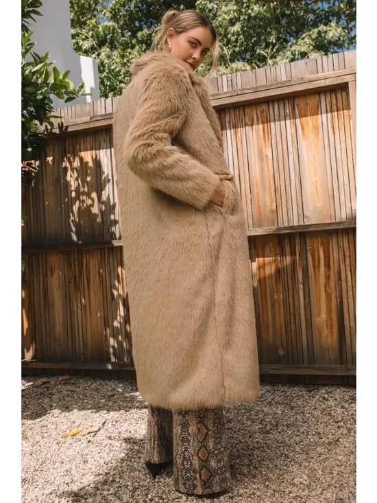 FAUX FUR COAT