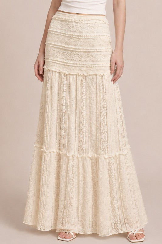 LACE MAXI SKIRT