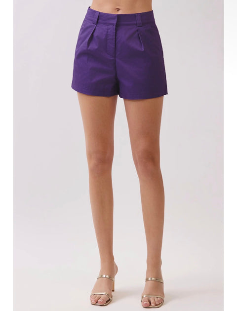 Tailored High-Waist Shorts