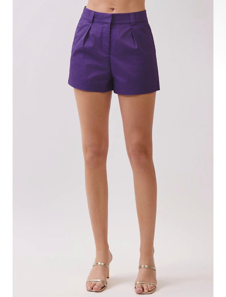Tailored High Waisted Shorts
