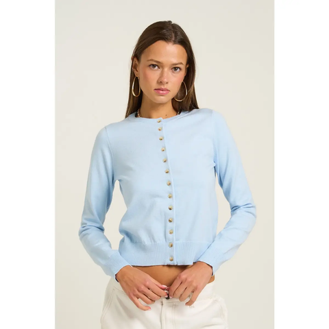 Pastel Button Up Cardigan