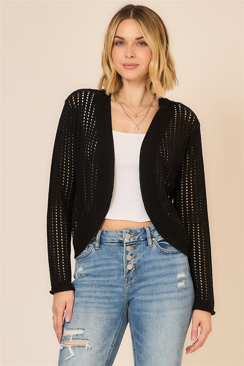Open Knit Cardigan