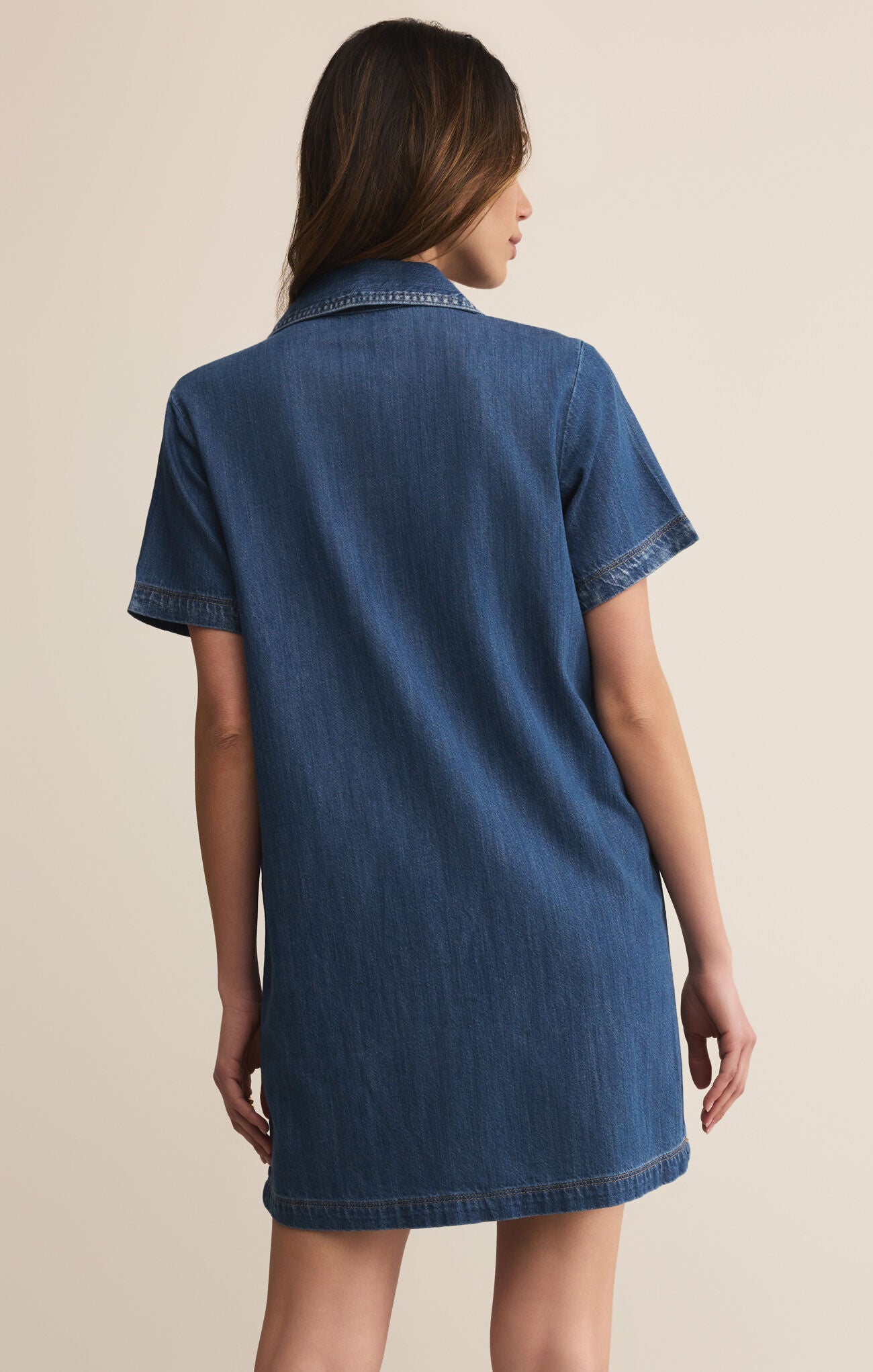 AUTHENTIC DENIM MINI DRESS