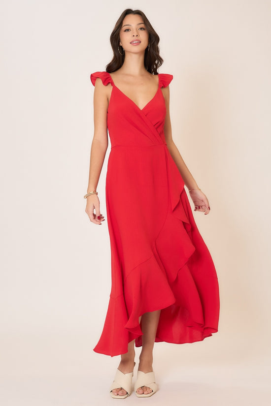 TULIP RUFFLE MAXI DRESS