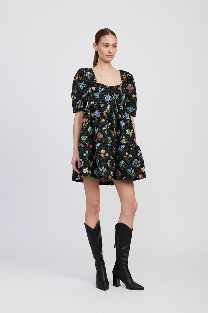 DAPHNE TRAPEZE MINI DRESS