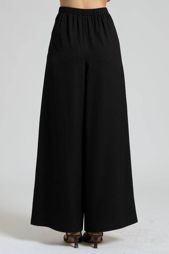 Satin Wide-Leg Pants