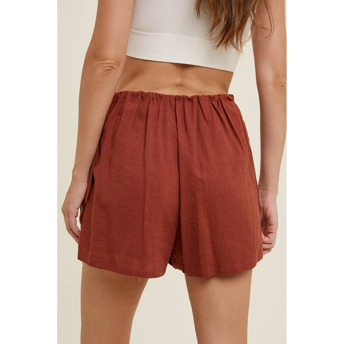 Self-Tie Wrap Skort