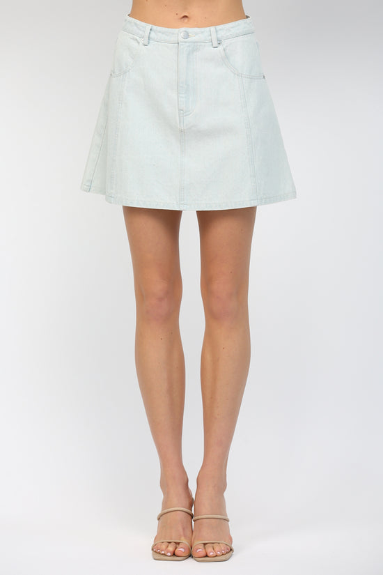 A-LINE DENIM SKIRT