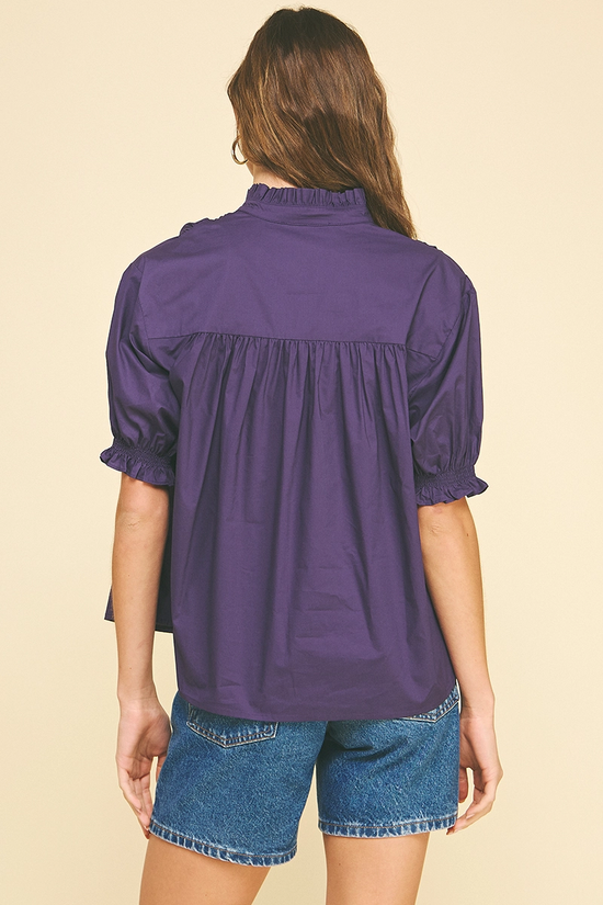 BALLOON SLEEVE BLOUSE