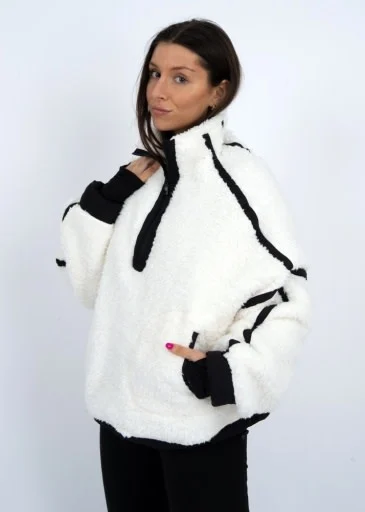 JILL FUNNEL NECK 1/2 ZIP