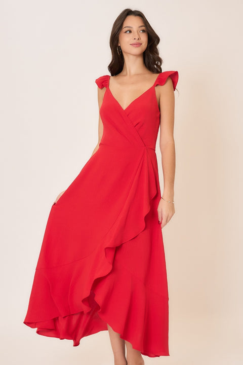 Tulip Ruffle Maxi Dress