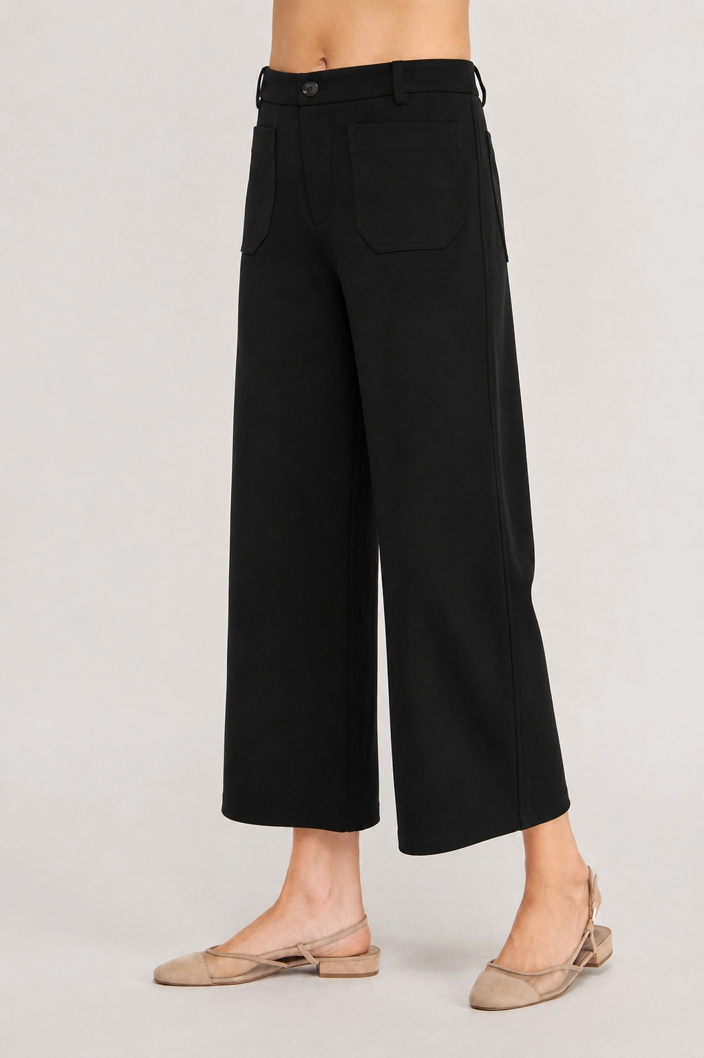 Black and brown straight-leg trousers - product image 7