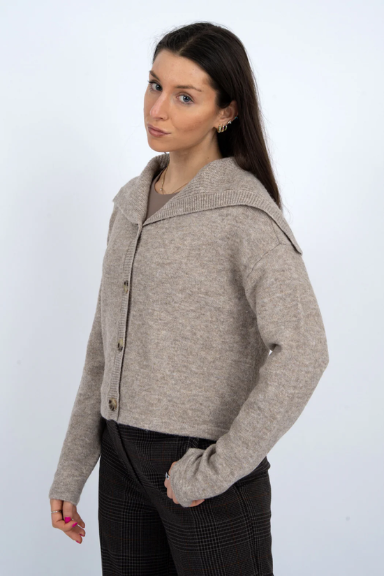 ECHO SAILOR NECK CARDIGAN