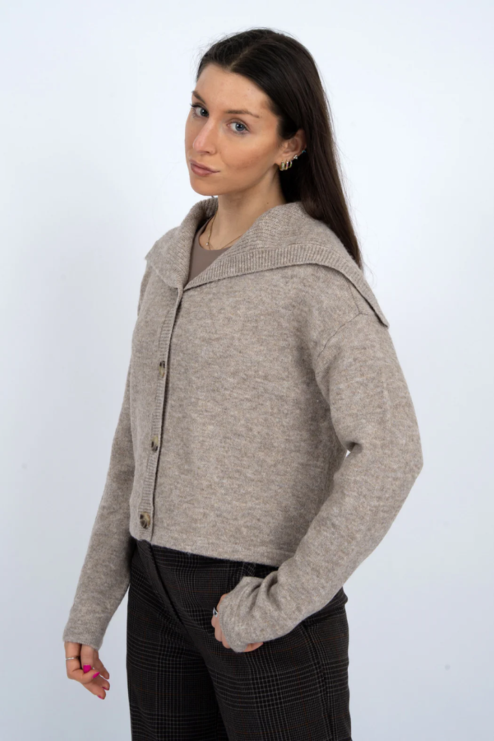 ECHO SAILOR NECK CARDIGAN