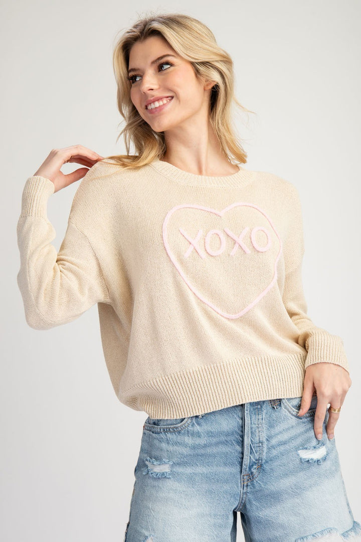 XOXO HEART SWEATER