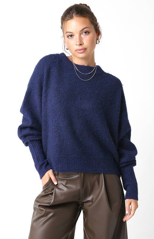 Wool-Blend Crewneck Sweater