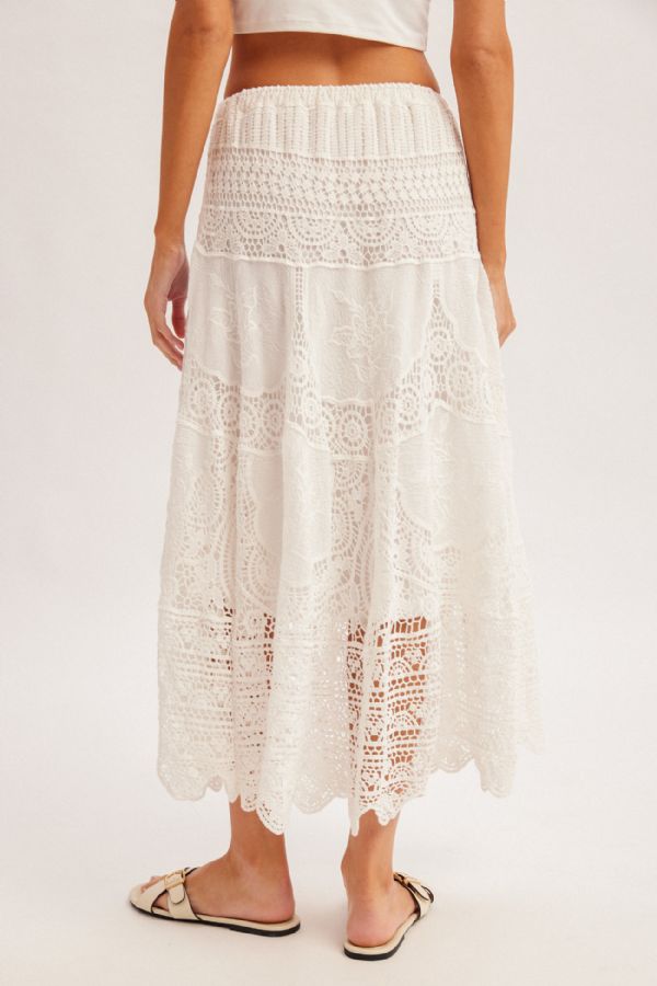CROCHET MAXI SKIRT