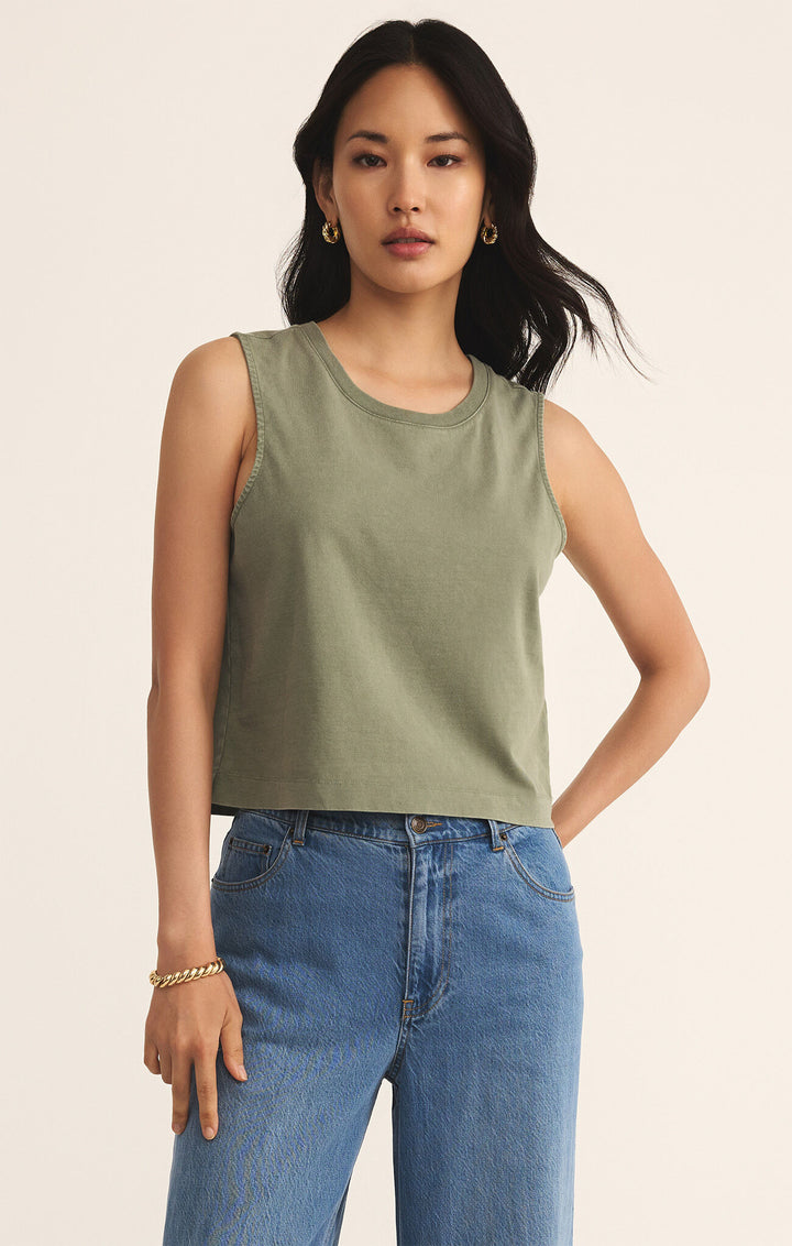 SLOANE JERSEY MUSCLE TANK