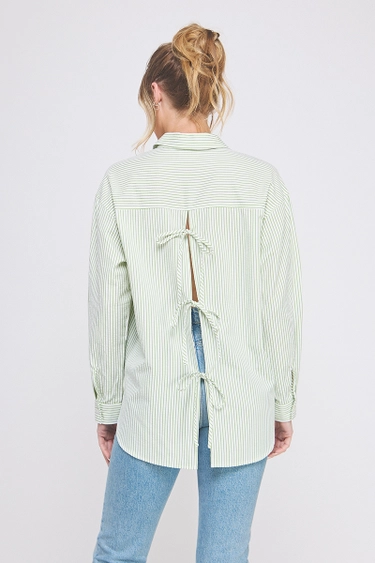 OPEN TIE BACK BUTTON UP TOP