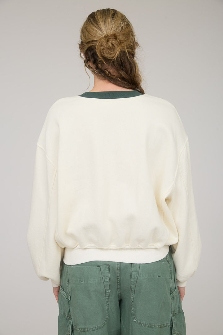 SANTA MONICA CROPPED SWEATSHIRT