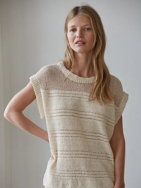 Mixed Knit Top