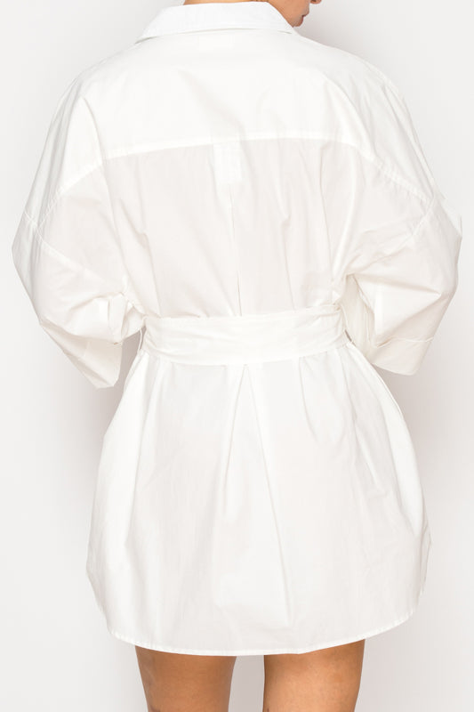 BELTED TUNIC TOP